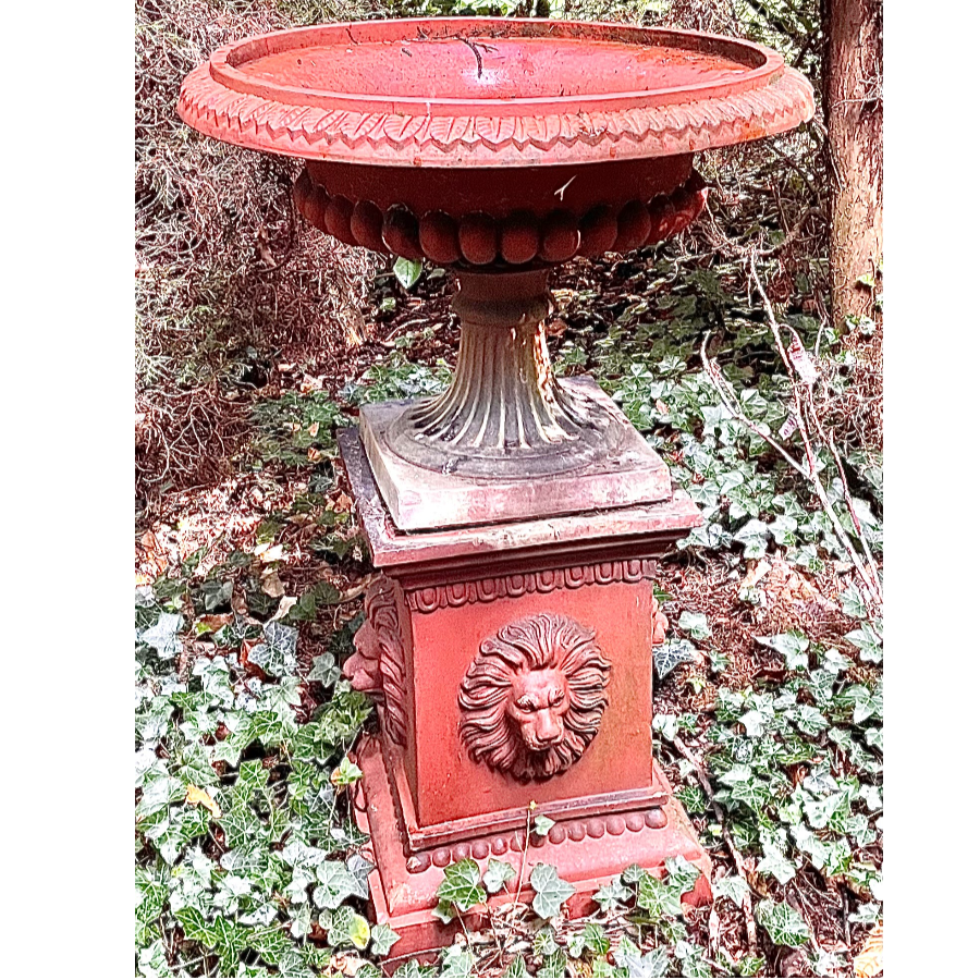 Early 20th Century Large Terracotta Tazza Urn - VIN961Z