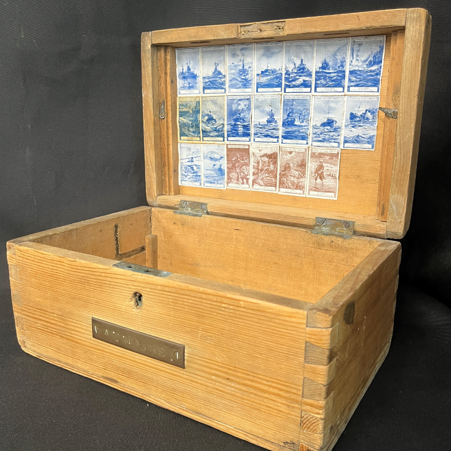 A.T. Moore Pine 'Ditty Box' - WW1- VIN969D