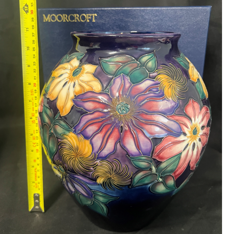 Boxed Moorcroft 'Royal Tribute' Limited Edition Vase - VIN1012J