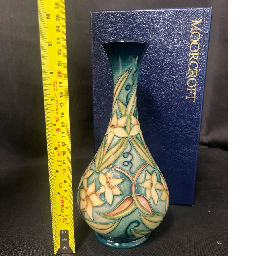 Boxed Moorcroft Centenary Carousel 9" Vase VIN1012k Lutterworth