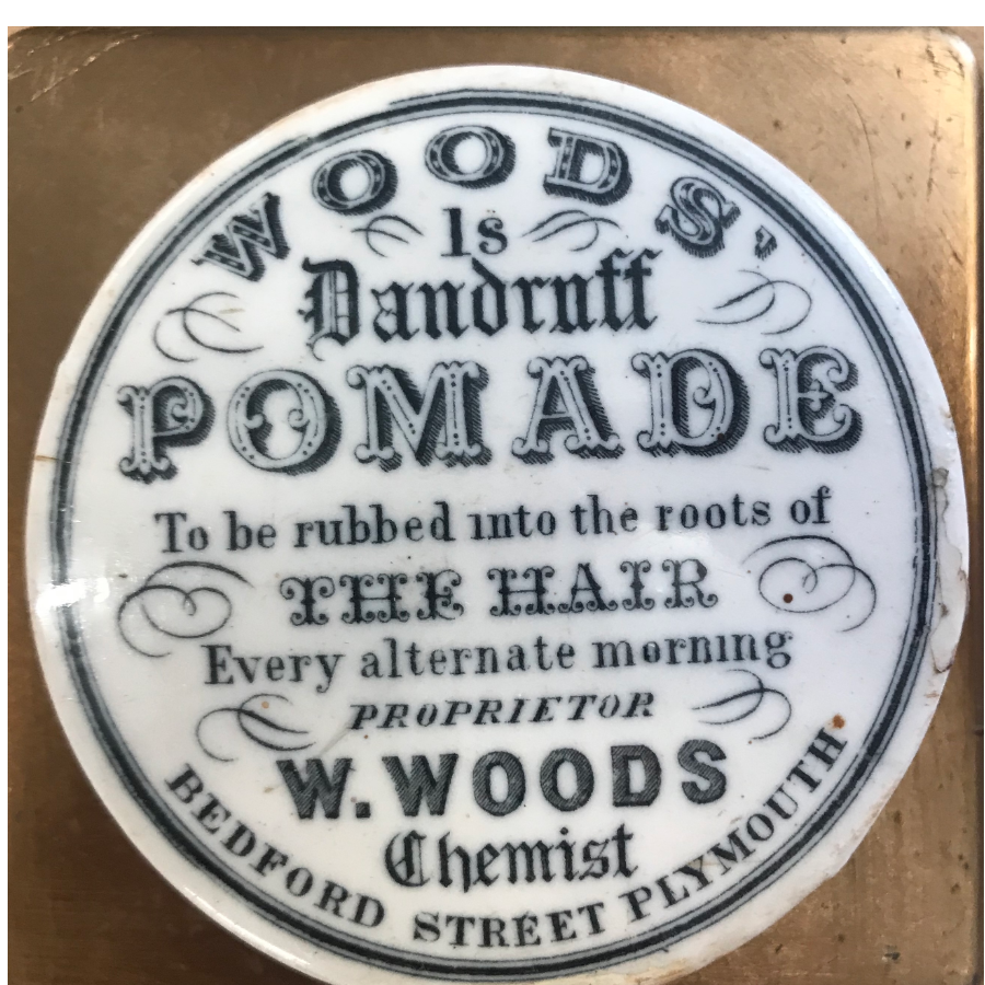 Vintage Woods Pomade Pot Lid VIN175E
