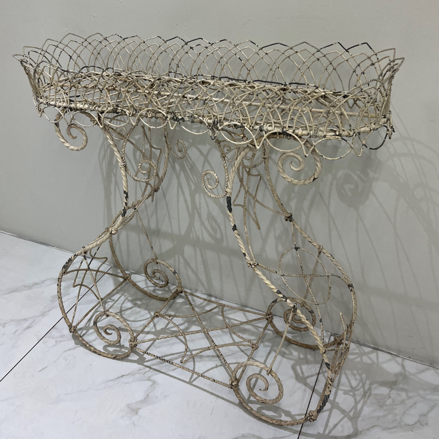 Original Victorian Wire Planter - VIN485E