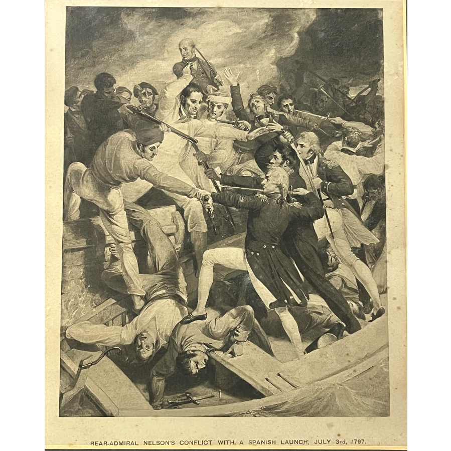 A Fabulous Collection of 5 Old Horatio Nelson prints - VIN1085Y - 5 Available