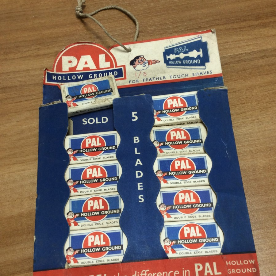 Vintage Pal Razors Advertising Card VIN321Q