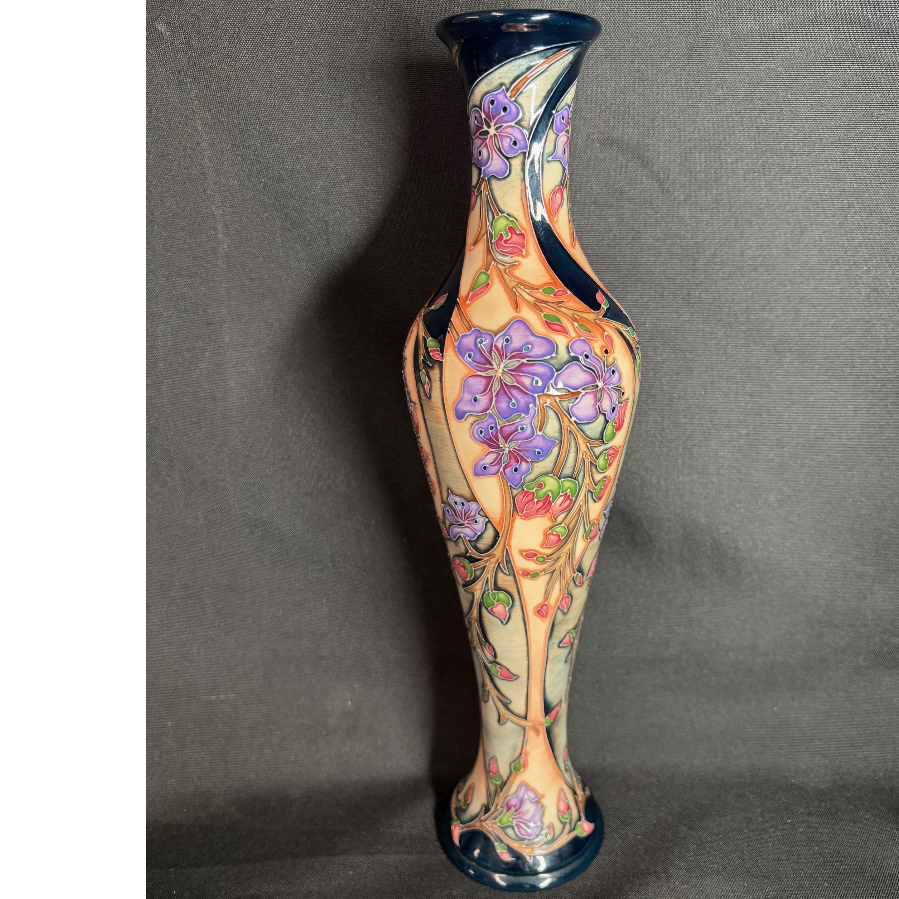 Moorcroft Autumn Sunset Pattern 138/12 Vase, designed by Rachel Bishop - VIN1128F