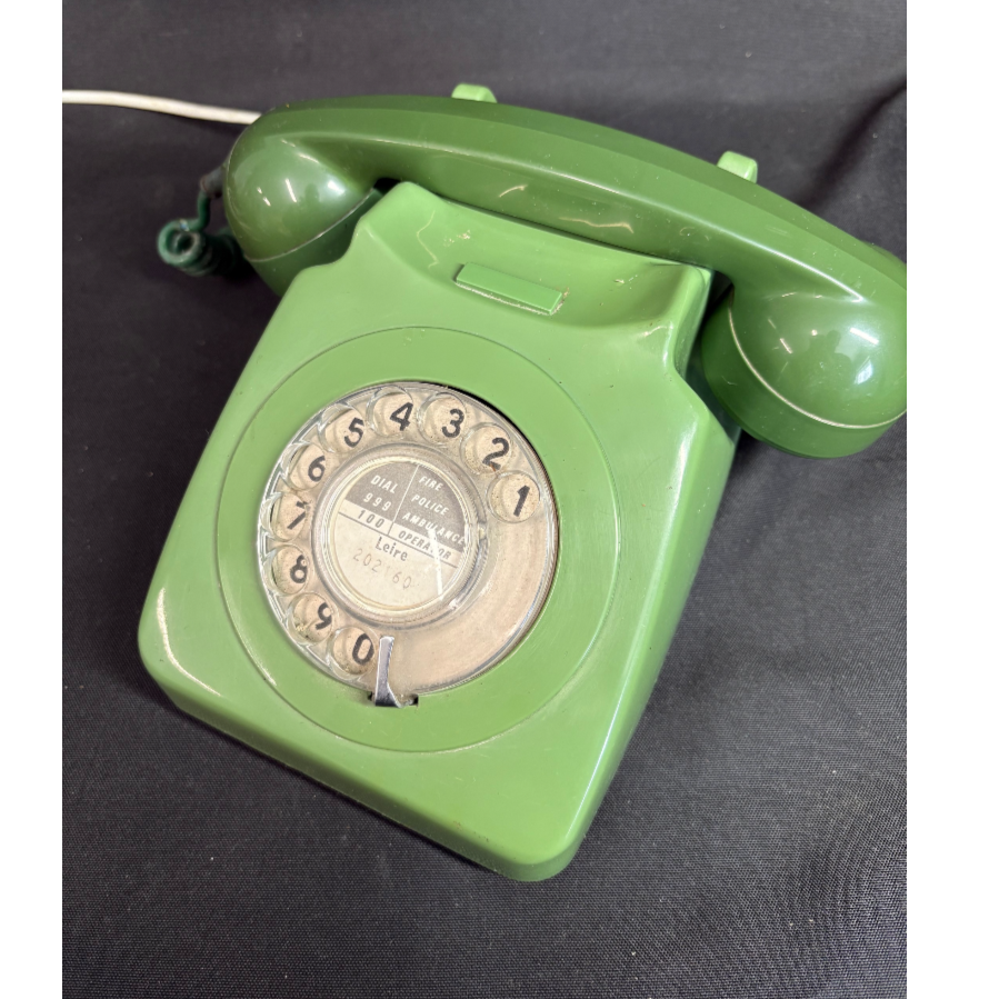 Vintage Green GPO 746 Rotary Telephone - VIN1126P