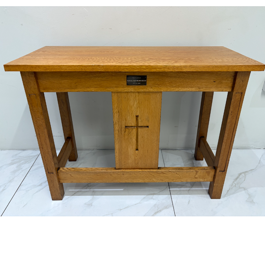 Mid Century Oak Alter/Communion Table - VIN1120X