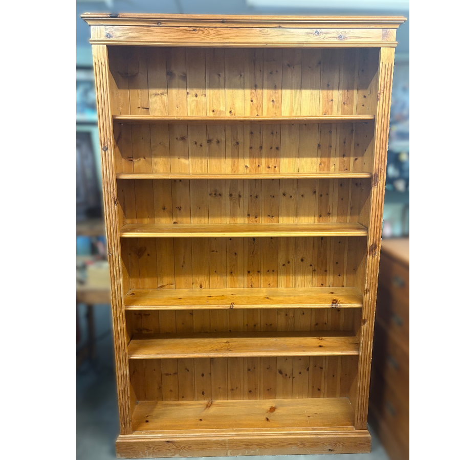 Large Solid Wood Bookcase with Adjustable Shelving - VIN1139P