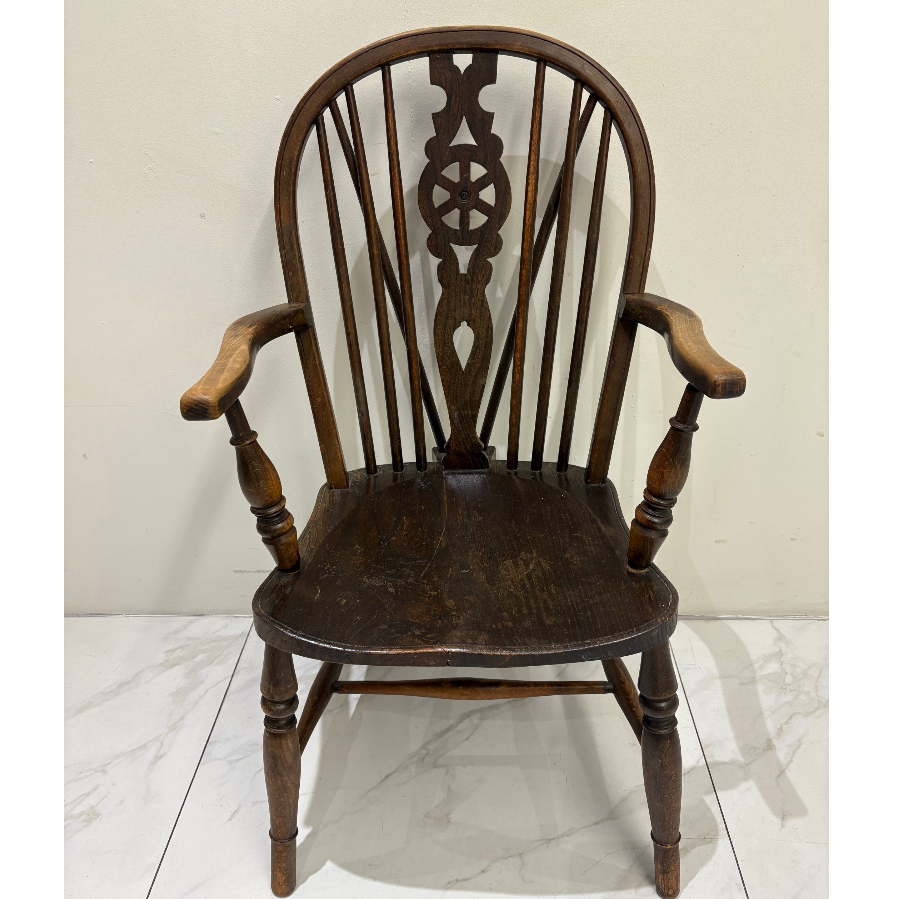 Wheel Back Elm & Ash Windsor Chair - VIN1134F