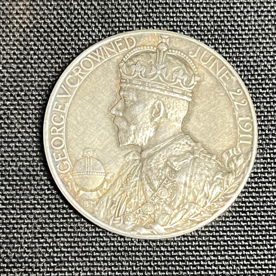 George V & Queen Mary Silver Coronation Medal