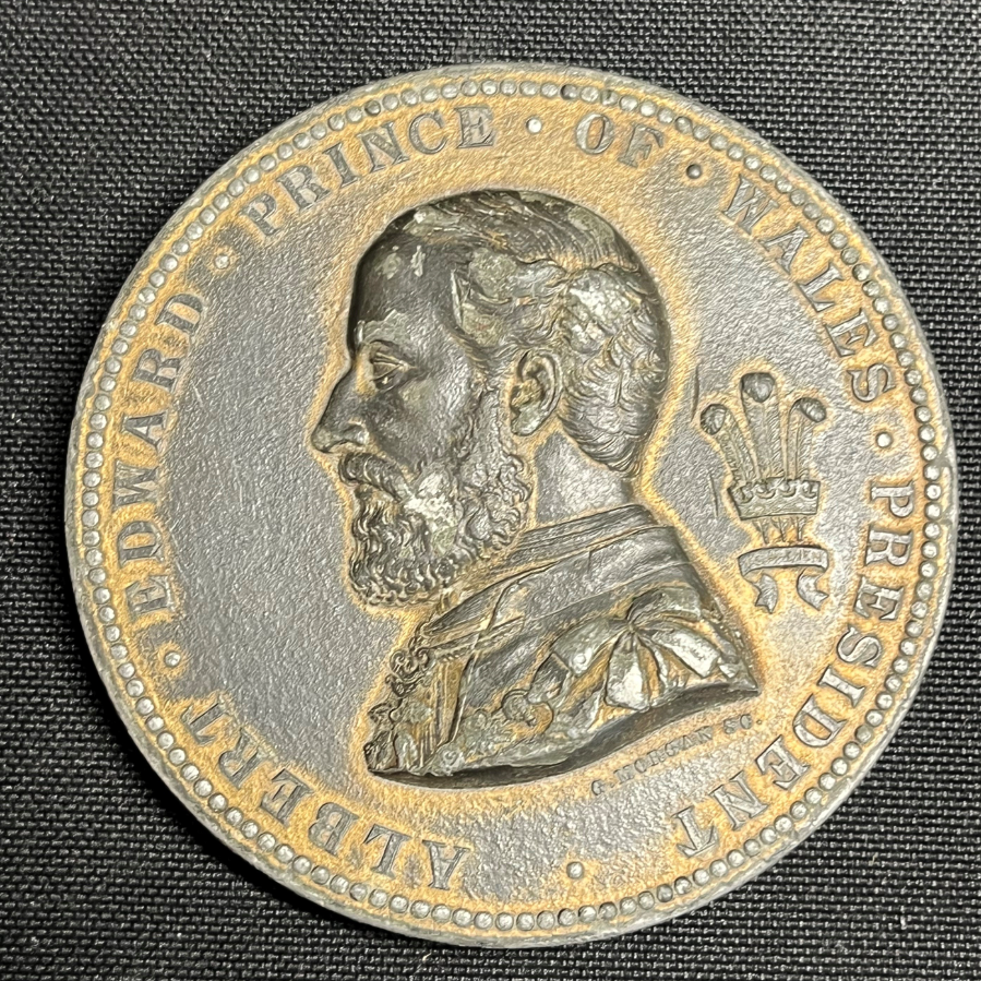 Large Gilt Bronze Prince Albert Edward Medal for London International Exhibition of 1873