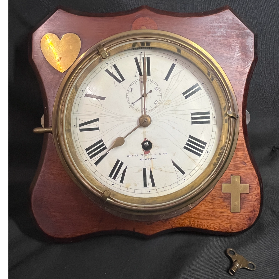 HMS Leicester Ships Clock - VIN1109F