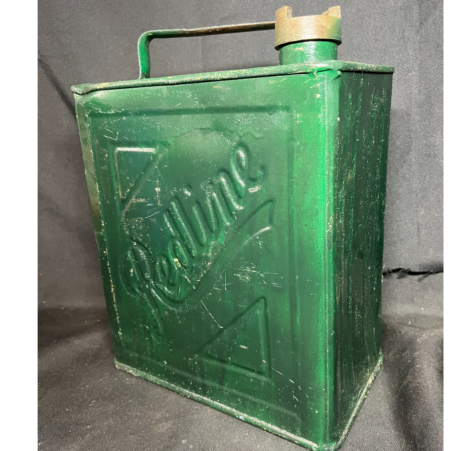 Vintage Metal Redline Petrol Can - VIN1143C