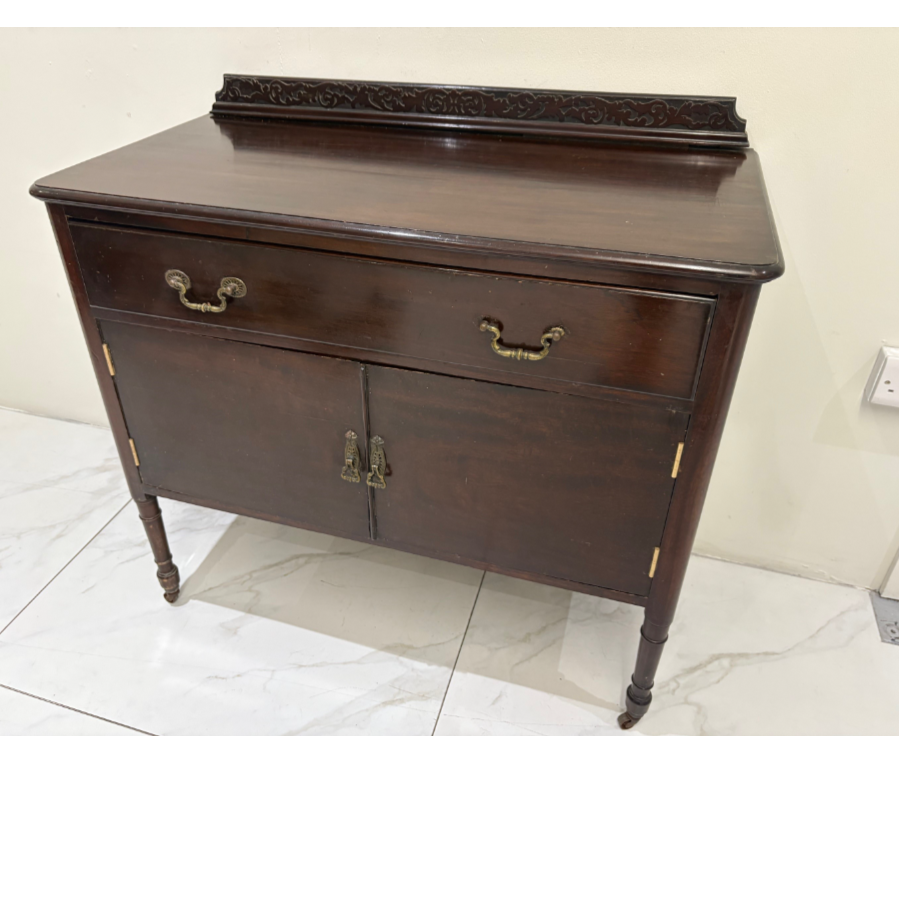 Vintage Mahogany Sideboard On Castors - VIN1145D