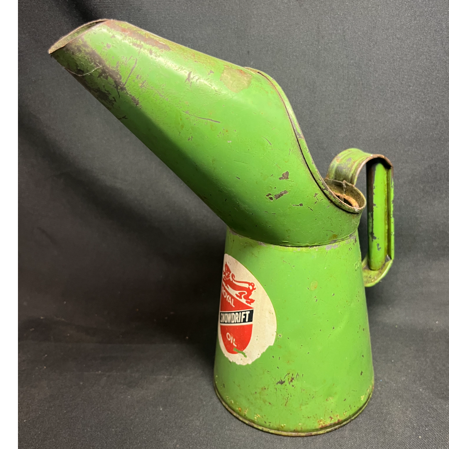 Vintage Royal Snowdrift Oil Jug Pourer - VIN1141T