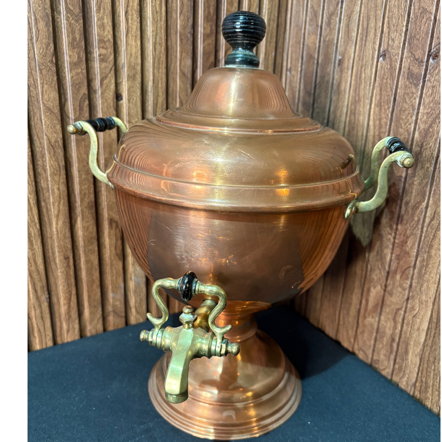 Antique Victorian Copper & Brass Urn - VIN1022J - COPY