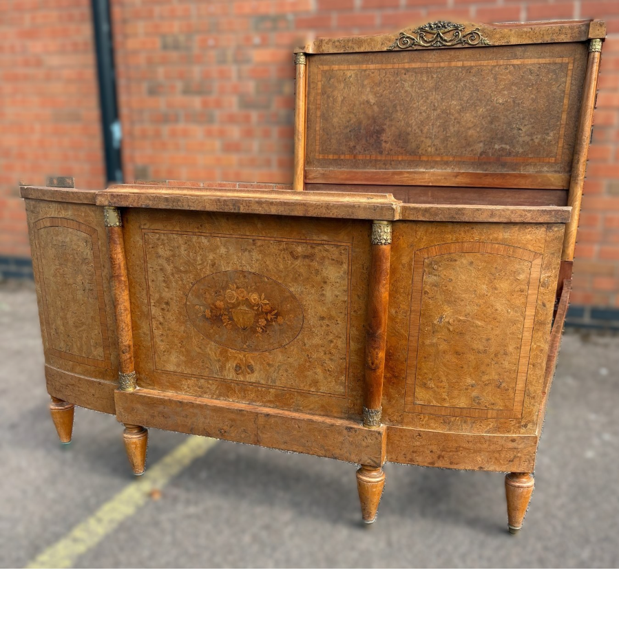 Antique French Empire Bed Frame - VIN1136A