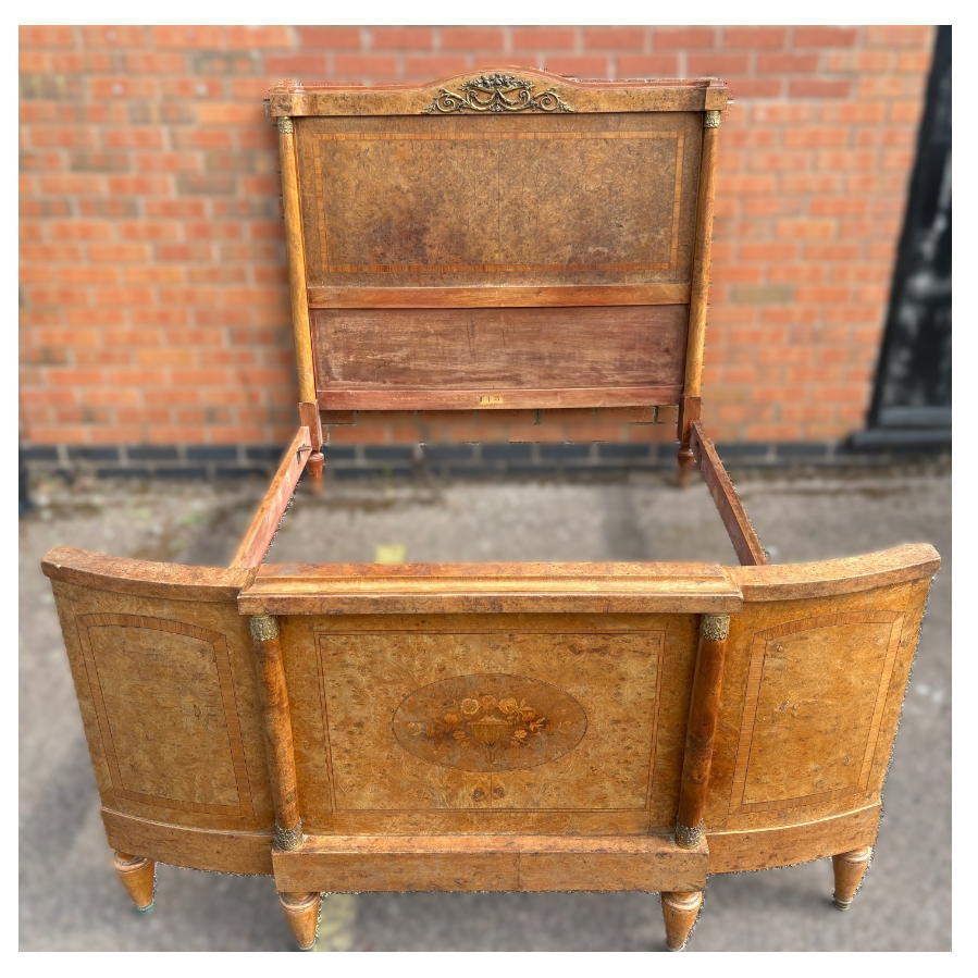 Antique French Empire Bed Frame - VIN1136A