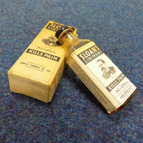 Vintage Sloans Liniment Bottle VIN02C