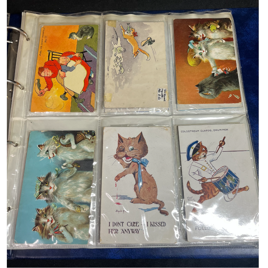 Album of Louis Wain + Other Cat Postcards - VIN1131O