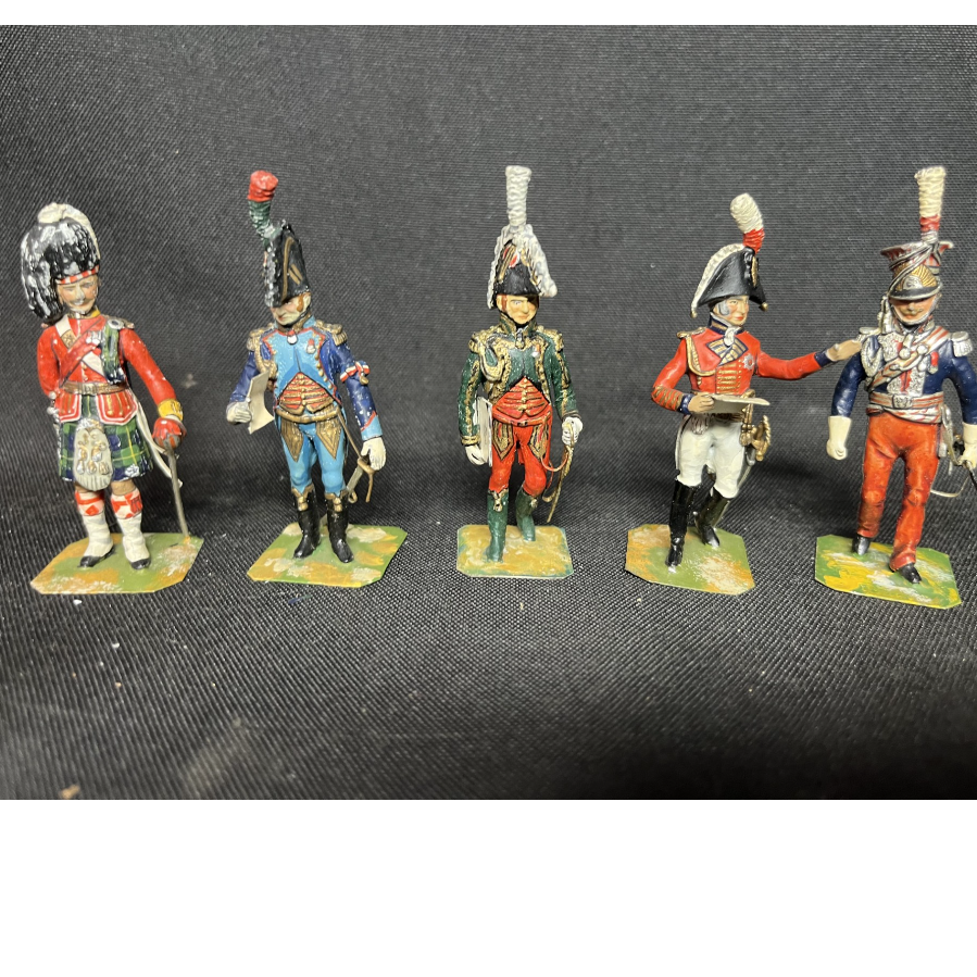 Set of 5 Lead Soldiers - VIN1003D