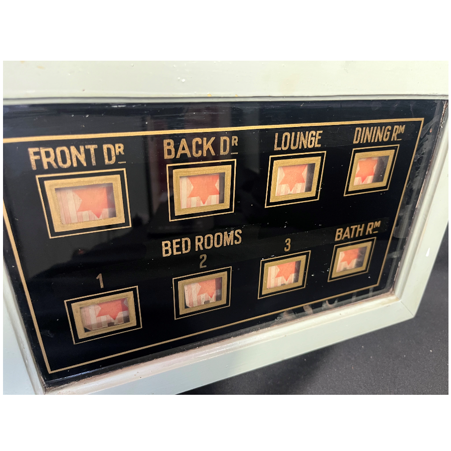 Edwardian Servant/Butler Call Bell Indicator Box - VIN1153A