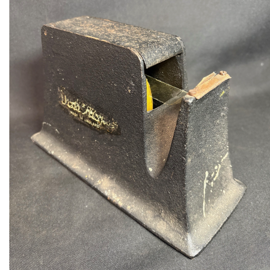 A Vintage Heavy Duty Early Cast Iron Sellotape Dispenser - VIN1163W