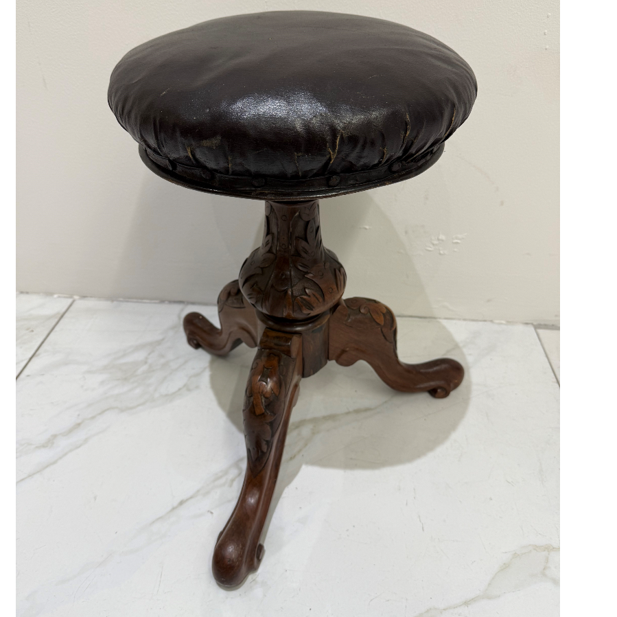 Revolving Mahogany Base Piano Stool - VIN1165Y
