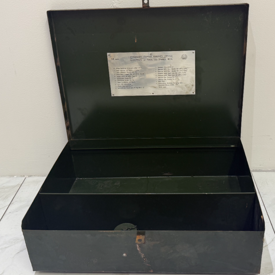 Coventry Climax Engines Ltd Tools and Spares Box - VIN1172G