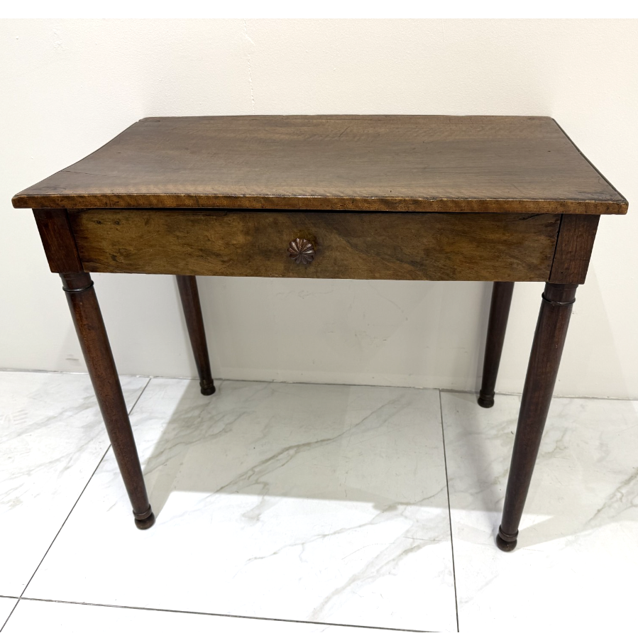 Antique Side Table with Full Length Drawer - VIN1177L