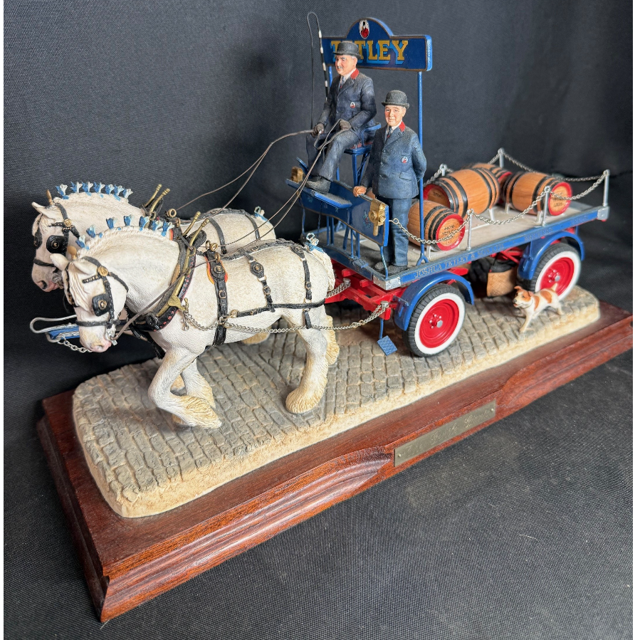 Border Fine Arts Tetley's Dray 'Gentle Giant' by Ray Ayres Model - VIN1173F