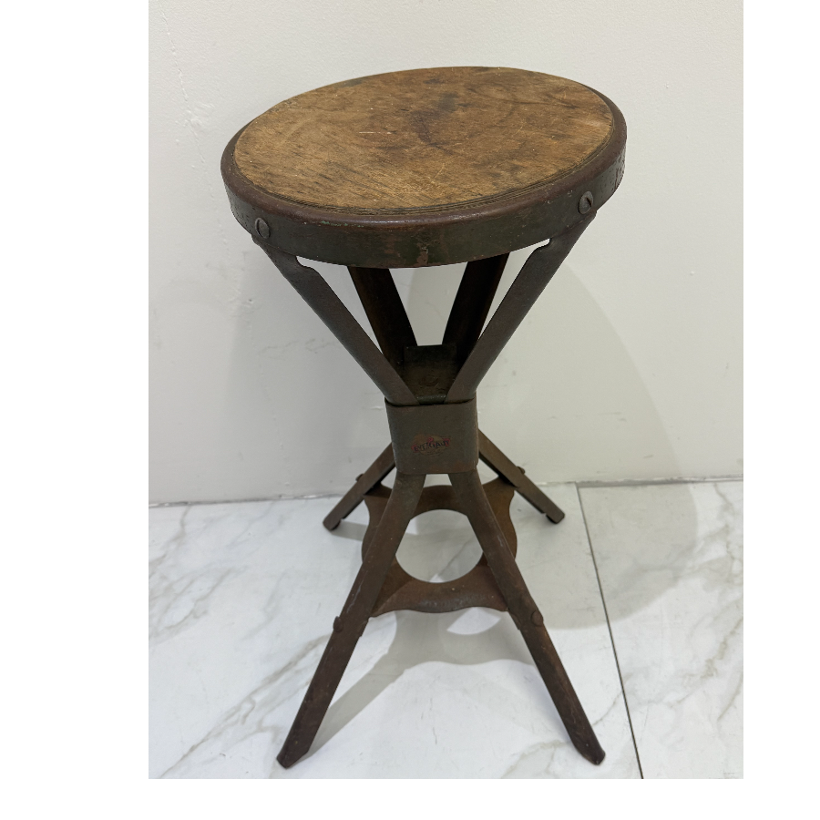 Original 1940’s British Evertaut Factory Stool - VIN1175k