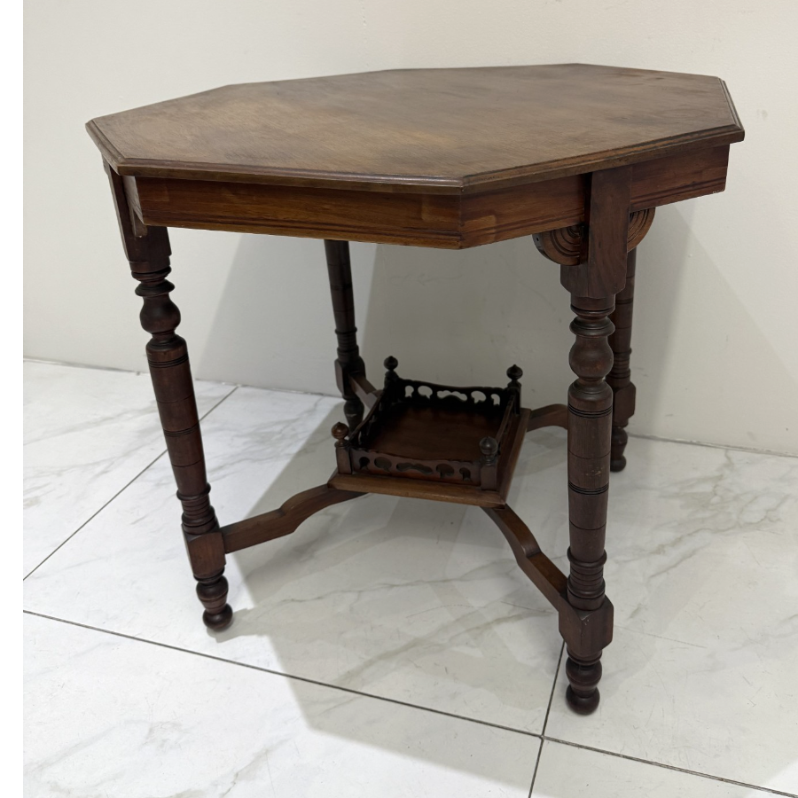 Edwardian Occasional Table with Galleried Under-tier - VIN661B