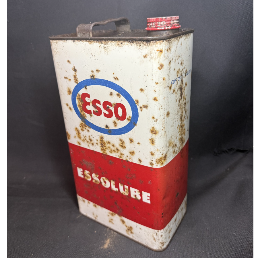 Vintage Esso 'Essolube' Oil Can - VIN1161G