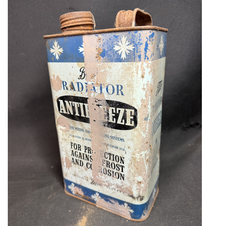 Vintage Boots Radiator Antifreeze 1/2 Gallon Tin - VIN1143C