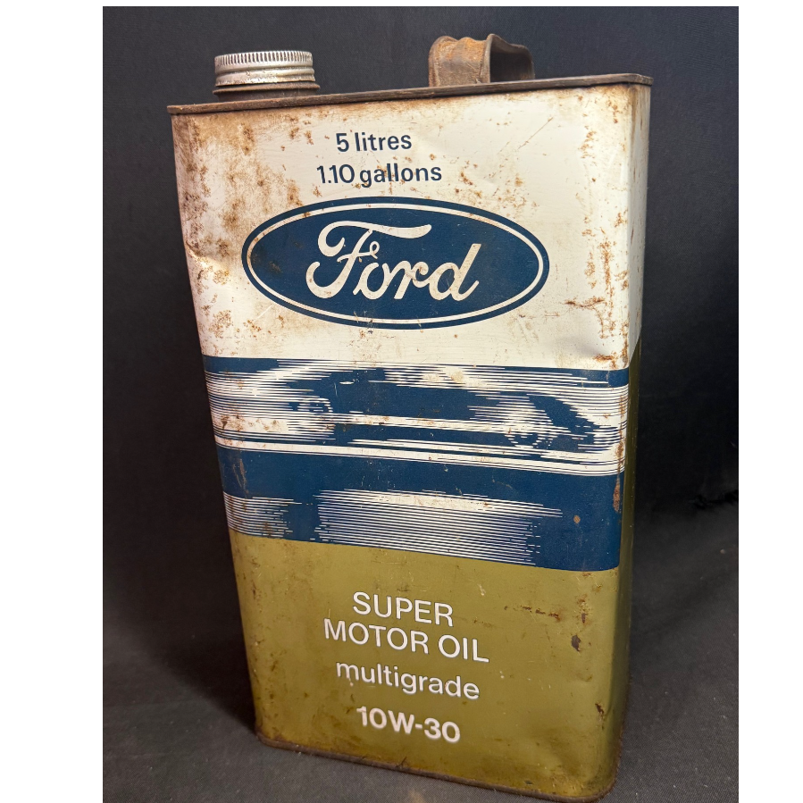 Vintage Ford 5L Super Motor Oil Tin - VIN1161G
