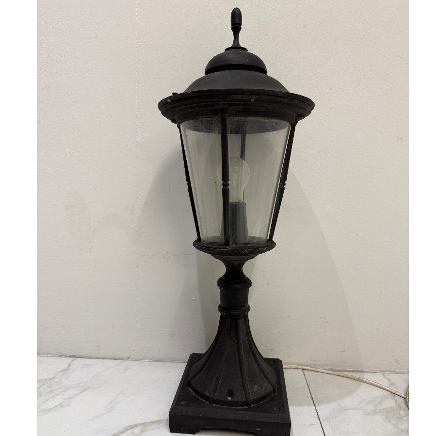 Black Pedestal Lantern - VIN1184L