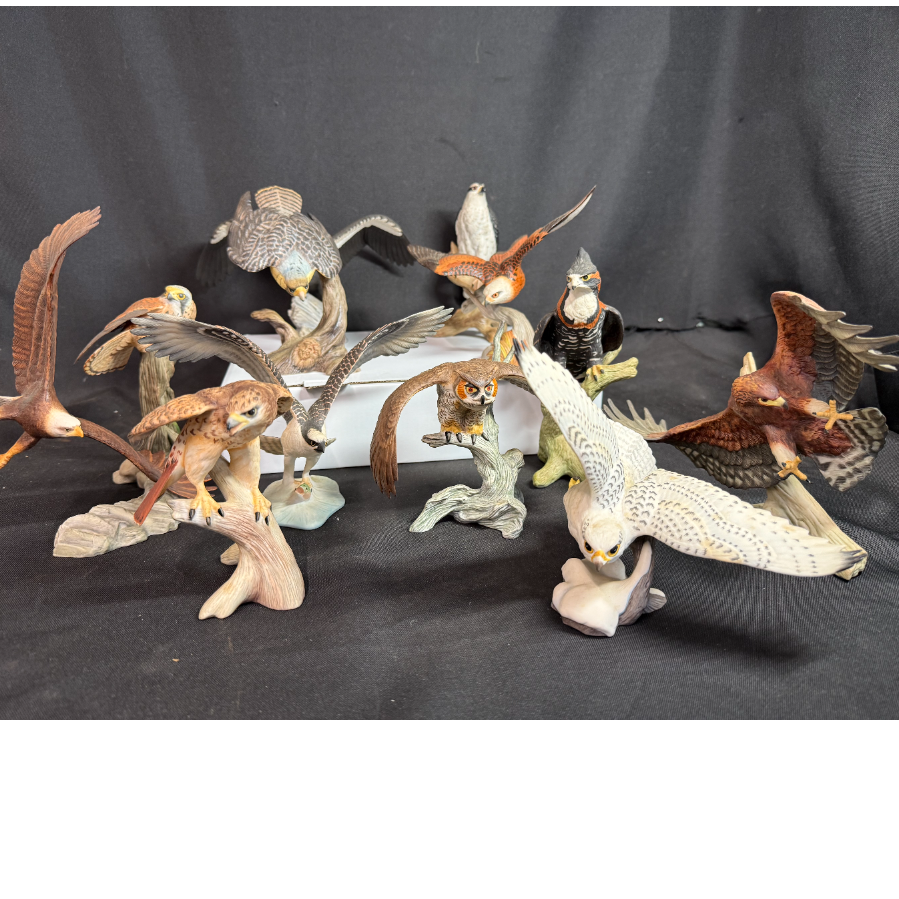 Variety of Franklin Mint 1988 Porcelain Birds - VIN1183U - 12 Available