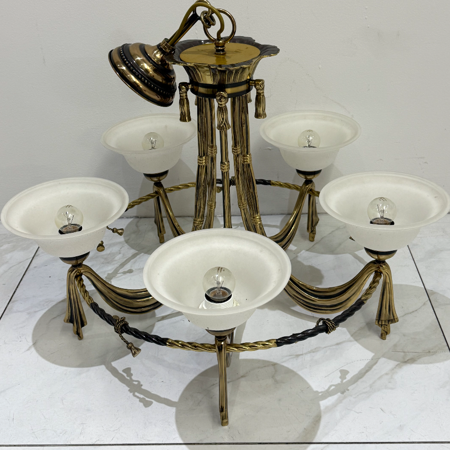 Vintage Elegant 5 Branch Chandelier - VIN1182D