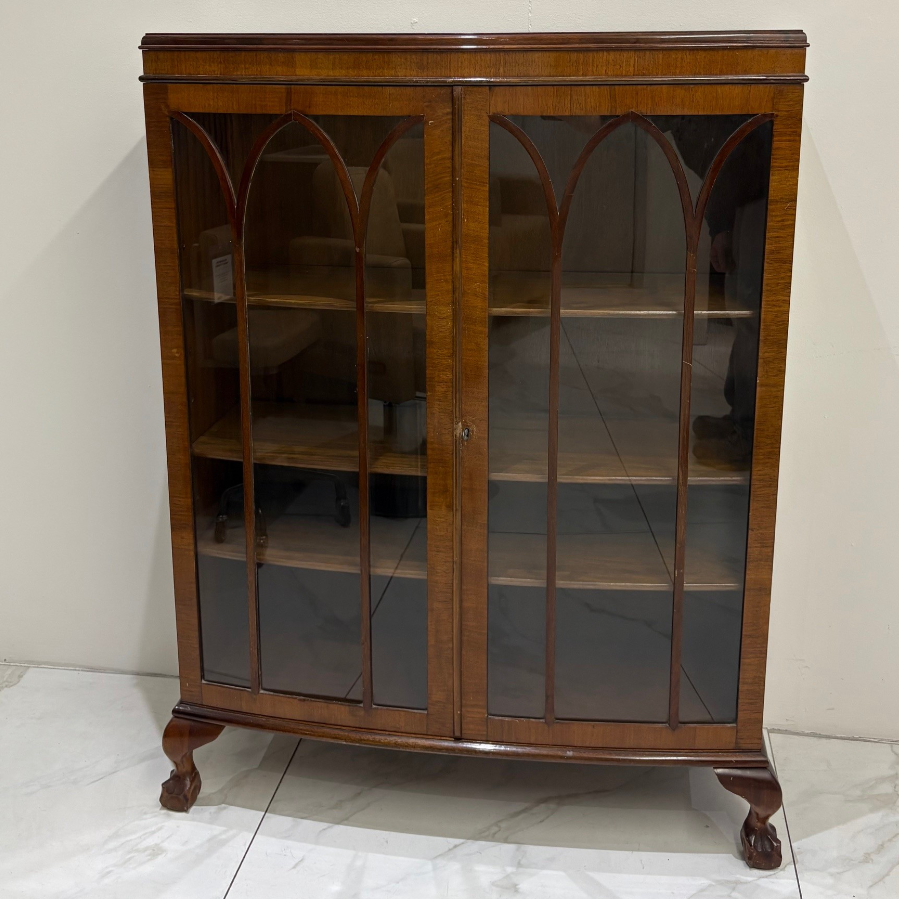 An Early 20th Century Plummers Mahogany Display Cabinet - VIN1190Q