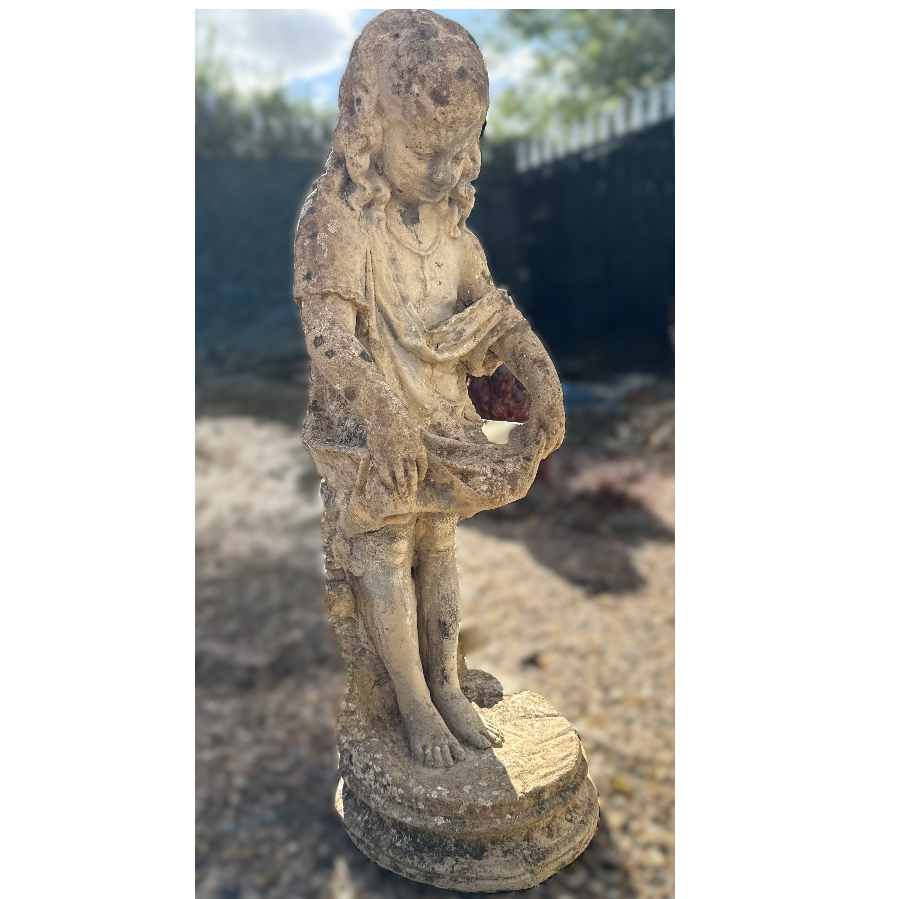 Girl Holding Skirt Statue - VIN1189Q
