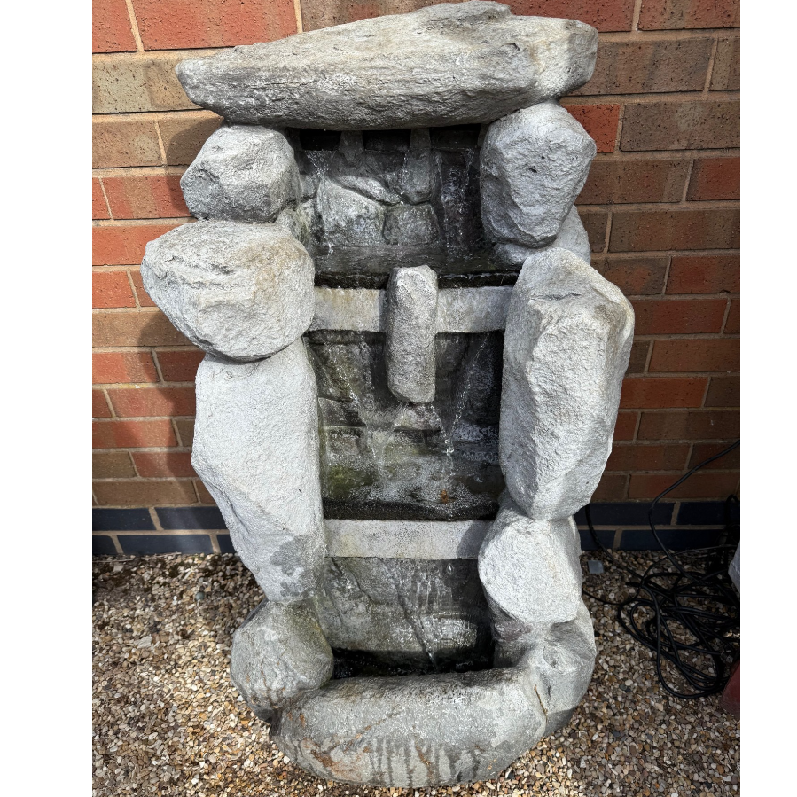 Resin Outdoor Cascading Rocks Water Fountain - VIN1196J