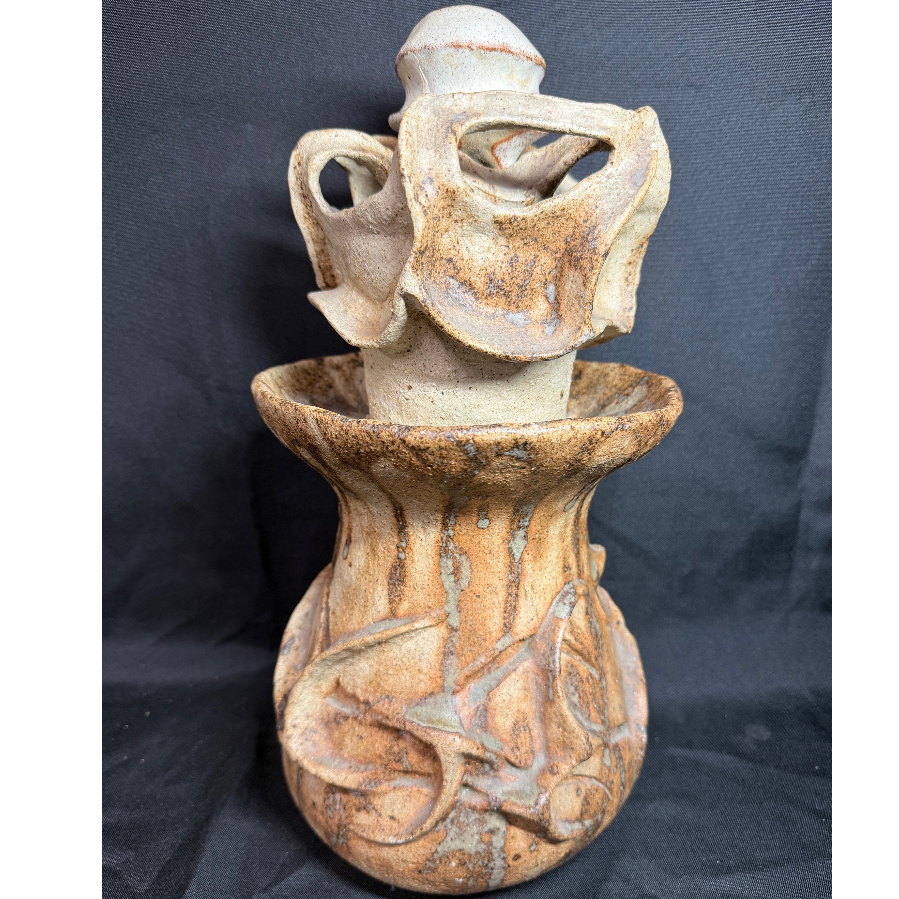 Brutalist Studio Pottery Vase
