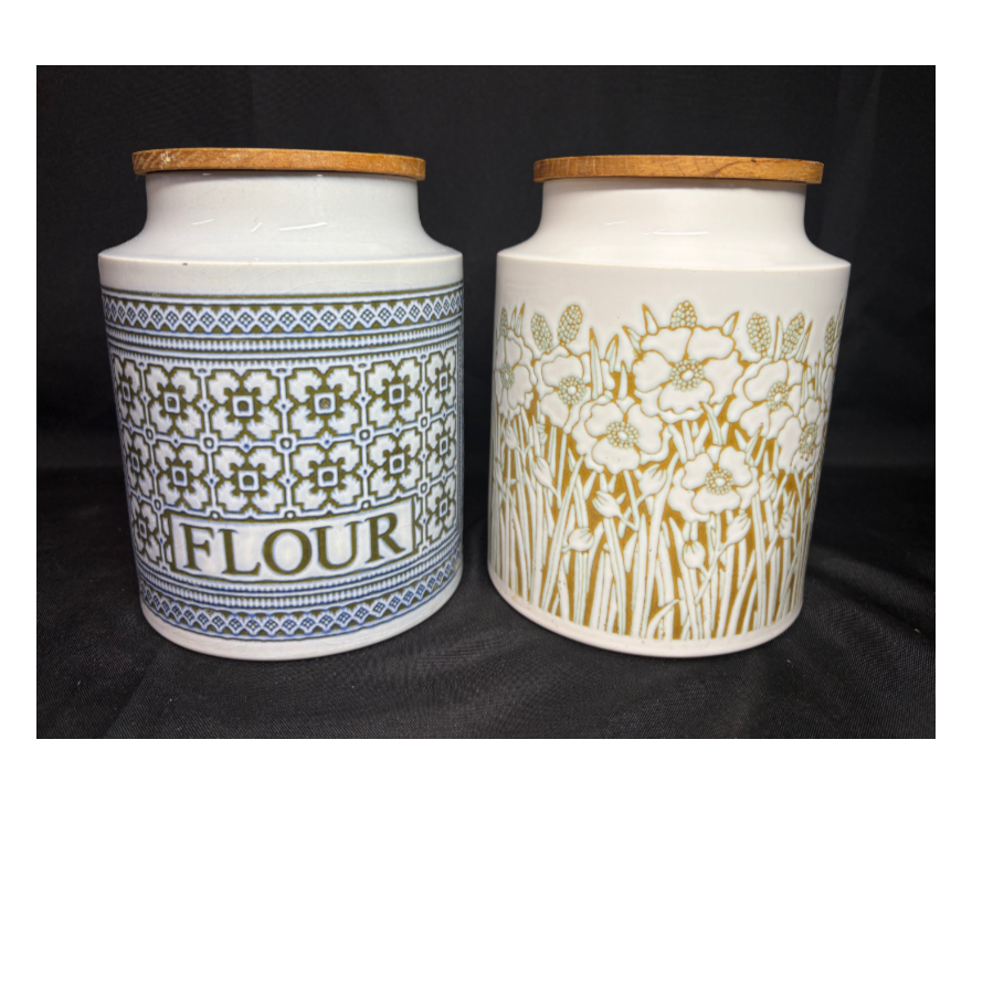 Hornsea Flour Pots - 2 Available - VIN1198O