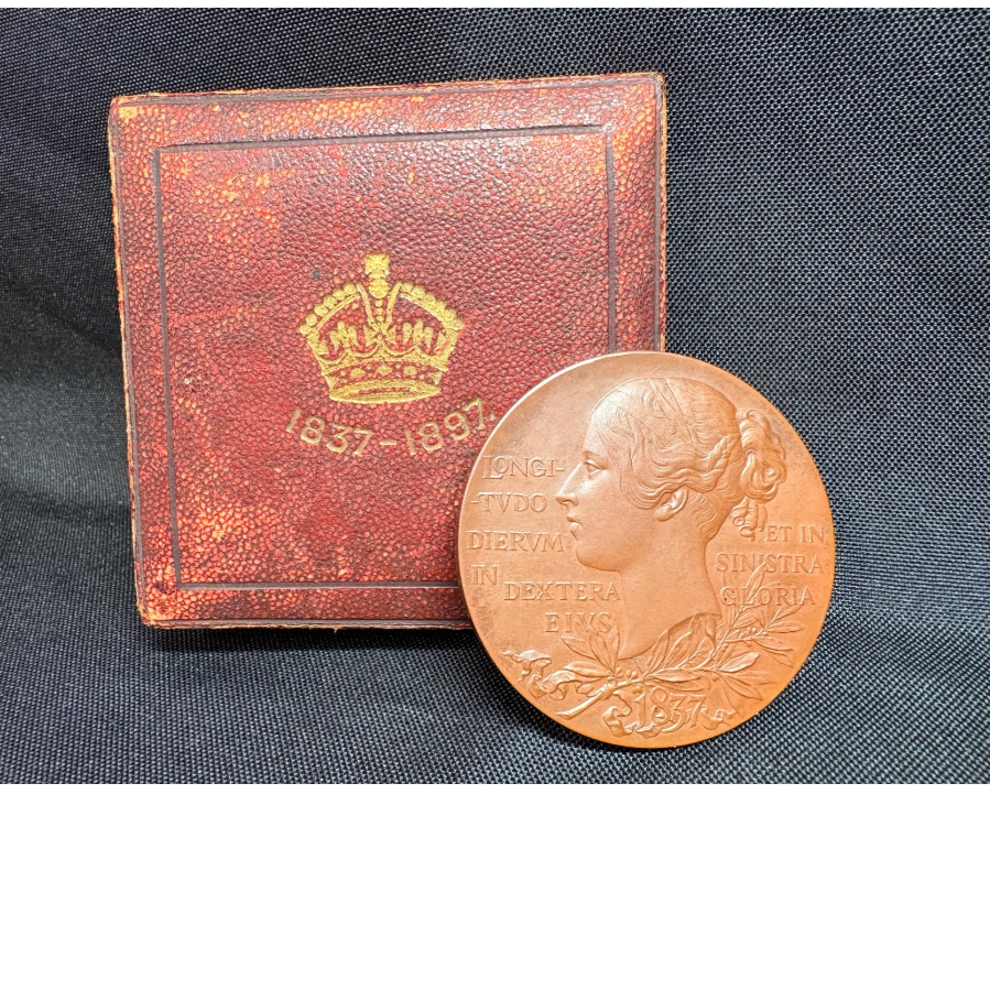 Boxed Queen Victoria 1897 Diamond Jubilee Medal