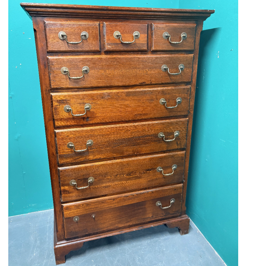 Antique Three Over Five Chest Of Drawers - VIN1151M