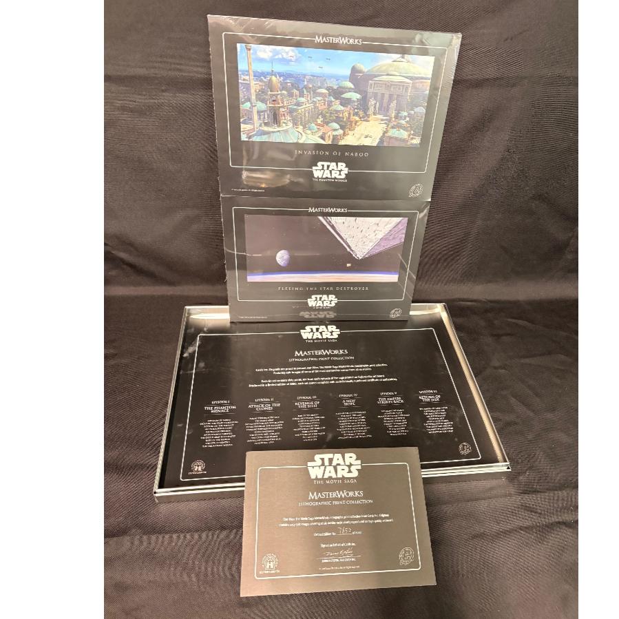 Star Wars Movie Saga 60x Lithographic Print Collection Masterworks - VIN1181Y