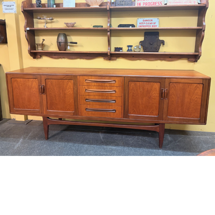 Mid-Century Long John G Plan Fresco Teak Sideboard - VIN1202Q