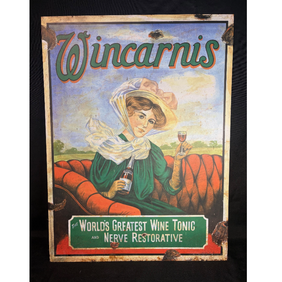 1987 Wincarnis Tin Sign - VIN994C