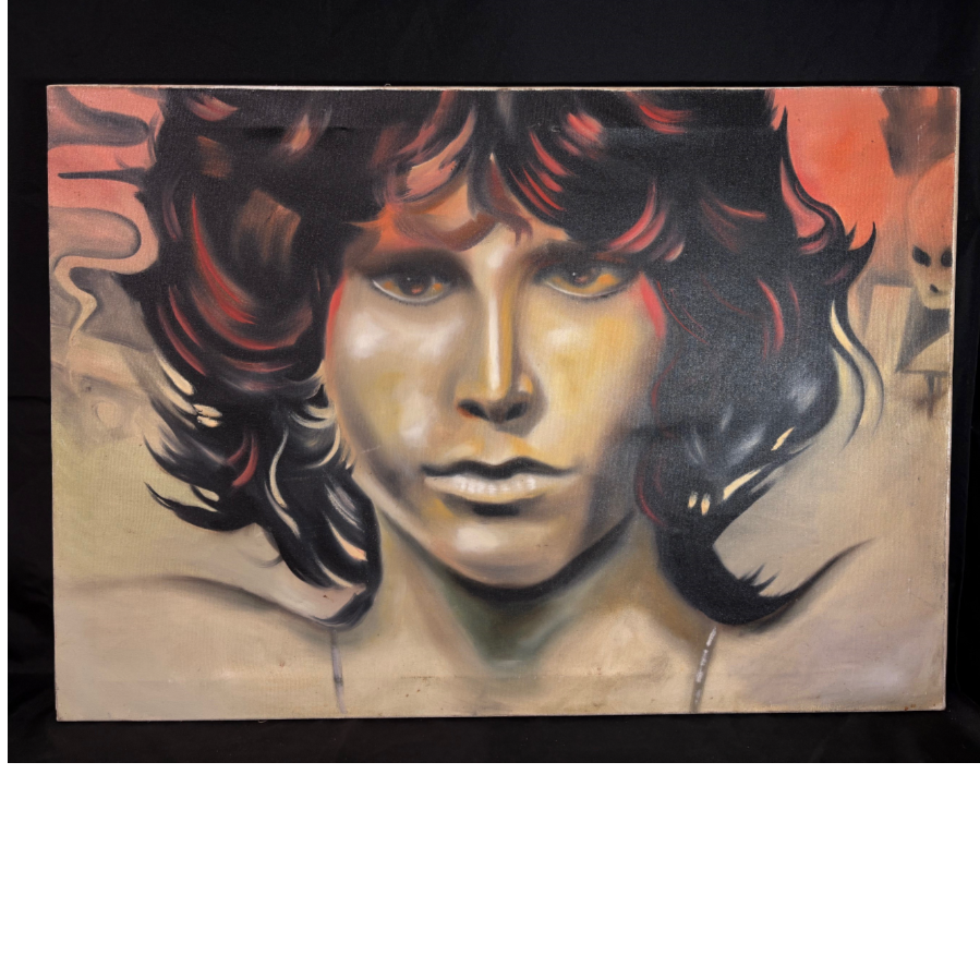 Original Painting On Canvas - Jim Morrison Of The Doors - VIN1193T Original Painting On Canvas - Jim Morrison Of The Doors - VIN1193T